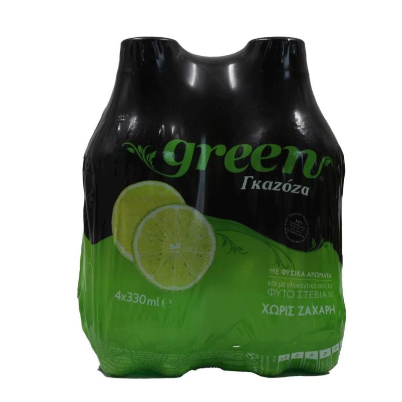 GREEN COLA 330ml PET ΓΚΑΖΟΖΑ ΚΙΒ.4x6x330ml