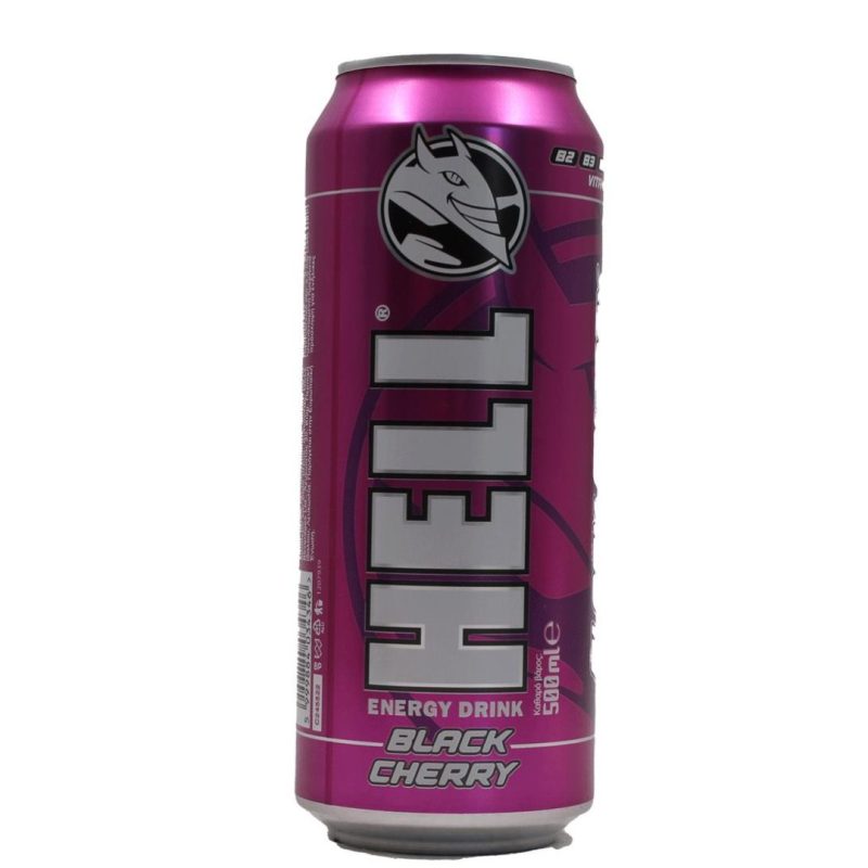 HELL ENERGY 500ml BLACK CHERRY (24άρι) ΚΙΒ.24x500ml