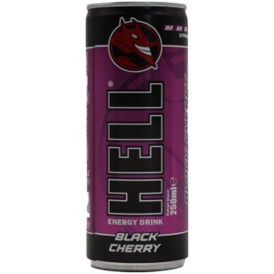 HELL ENERGY 250ml BLACK CHERRY ΚΙΒ.24x250ml