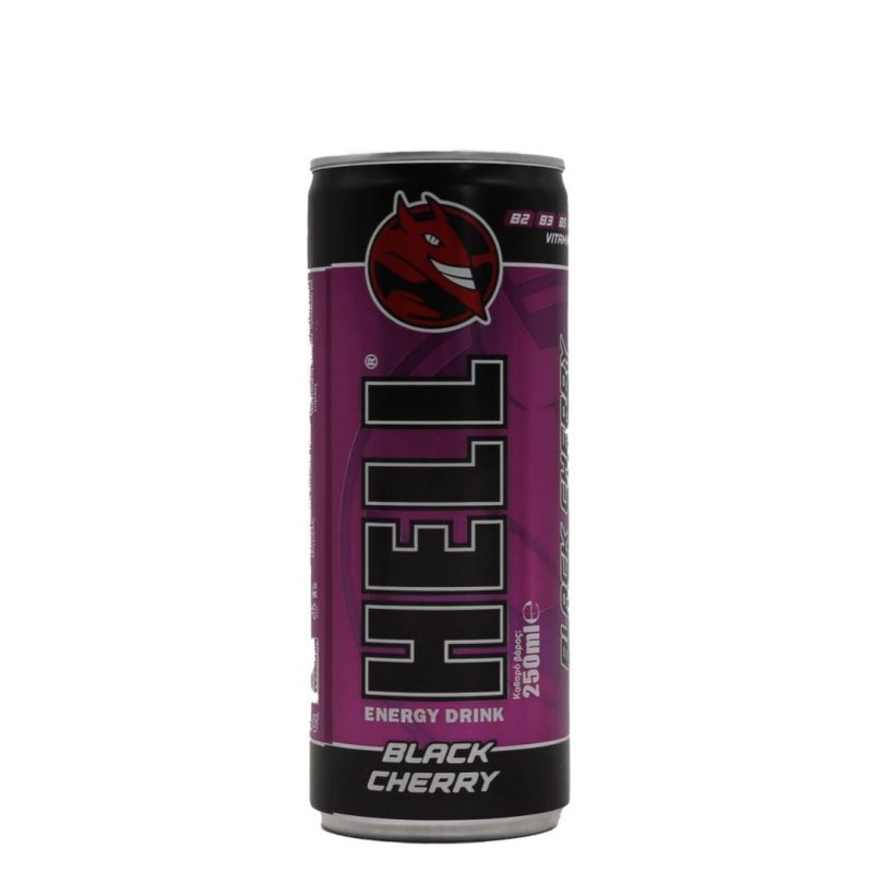 HELL ENERGY 250ml BLACK CHERRY ΚΙΒ.24x250ml