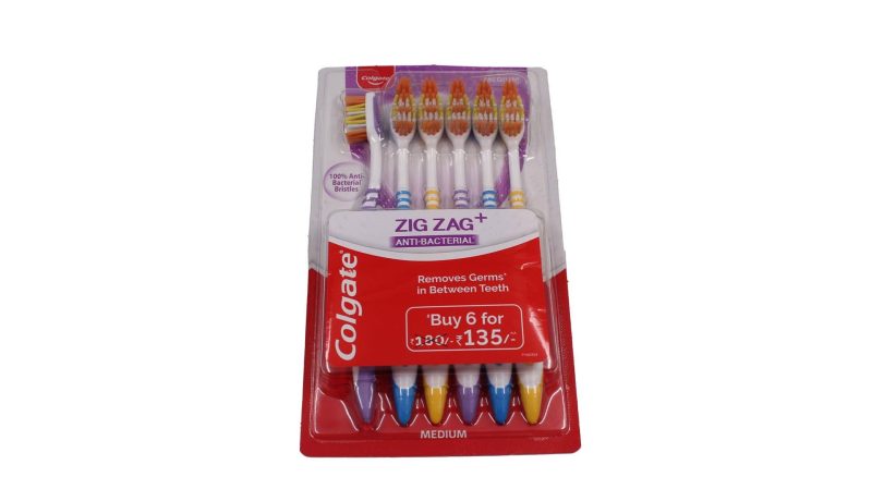 COLGATE ΟΔΟΝΤΟΒΟΥΡΤΑ ZIG ZAG MEDIUM 6s ΚΙΒ.36x6ΤΜΧ