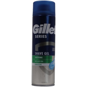 GILLETTE ΑΦΡΟΣ GEL 75ml ΞΥΡΙΣΜΑΤΟΣ SENSITIVE ΚΙΒ.6ΤΜΧ