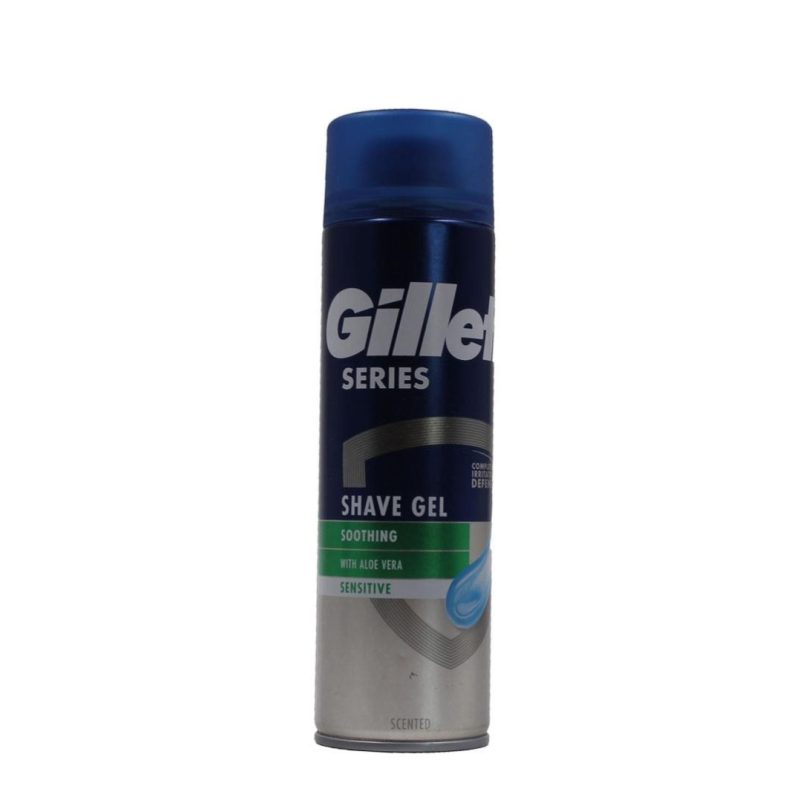 GILLETTE ΑΦΡΟΣ GEL 75ml ΞΥΡΙΣΜΑΤΟΣ SENSITIVE ΚΙΒ.6ΤΜΧ