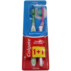 COLGATE ΟΔΟΝΤΟΒΟΥΡΤΑ EXTRA CLEAN (1+1Δ) ΚΙΒ.12ΤΜΧ