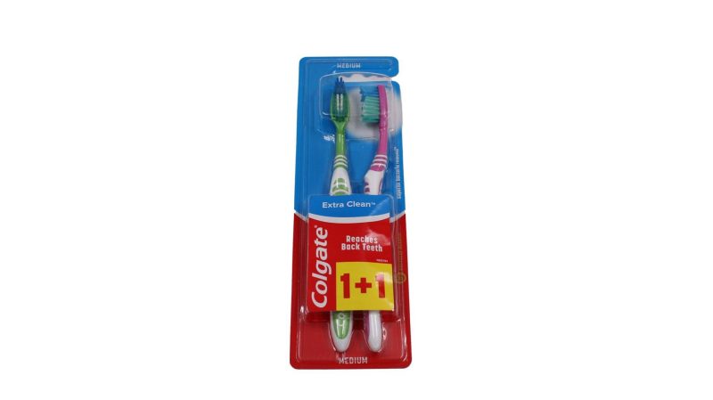 COLGATE ΟΔΟΝΤΟΒΟΥΡΤΑ EXTRA CLEAN (1+1Δ) ΚΙΒ.12ΤΜΧ