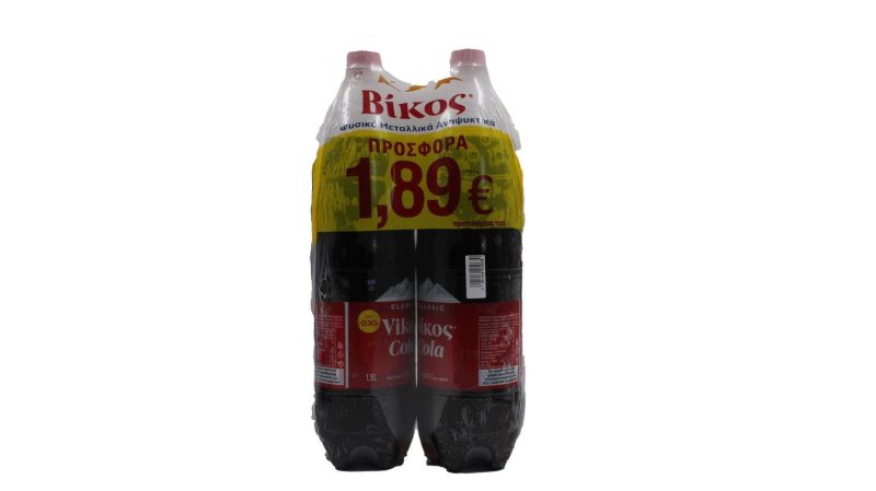 ΑΝΑΨΥΚΤΙΚΟ ΒΙΚΟΣ 2-PACK 1.5LT COLA ΚΙΒ.6x1.5LT (1,89€)