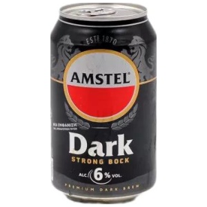 AMSTEL ΚΟΥΤΙ DARK 330ml // ΚΙΒ.24x330ml Α/Ζ