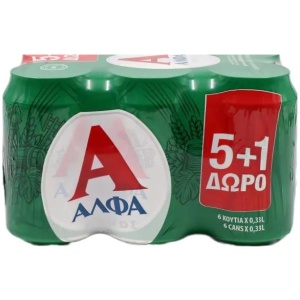 ΑΛΦΑ PROMO ΚΟΥΤΙ 330ml // ΚΙΒ.4x6Px330ml (5+1) Α/Ζ