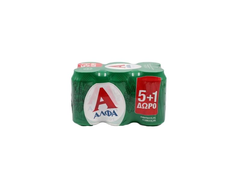 ΑΛΦΑ PROMO ΚΟΥΤΙ 330ml // ΚΙΒ.4x6Px330ml (5+1) Α/Ζ