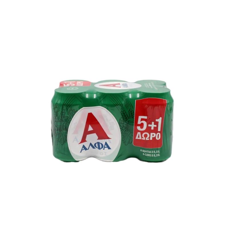 ΑΛΦΑ PROMO ΚΟΥΤΙ 330ml // ΚΙΒ.4x6Px330ml (5+1) Α/Ζ