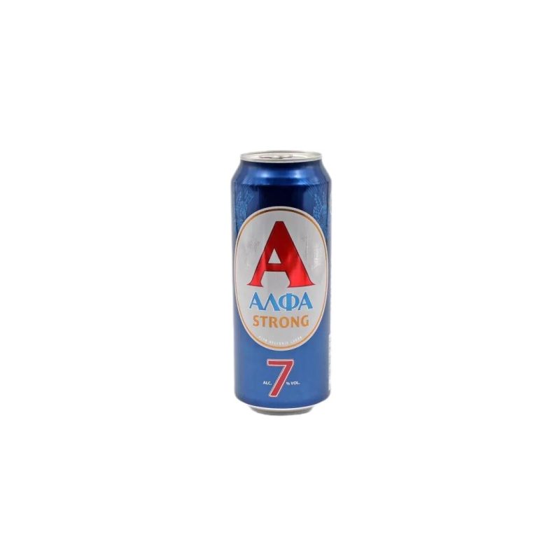 ΑΛΦΑ ΚΟΥΤΙ STRONG 500ml ΚΙΒ.6x4Px500ml (7% Vol) Α/Ζ