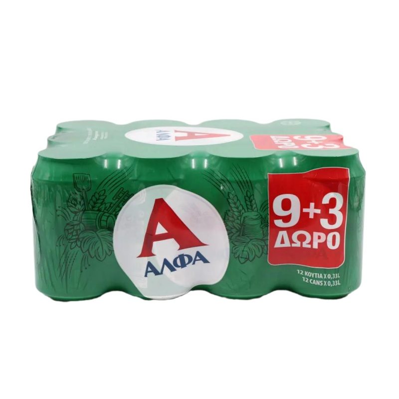 ΑΛΦΑ PROMO ΚΟΥΤΙ 330ml // ΚΙΒ.2x12x330ml (9+3Δ)