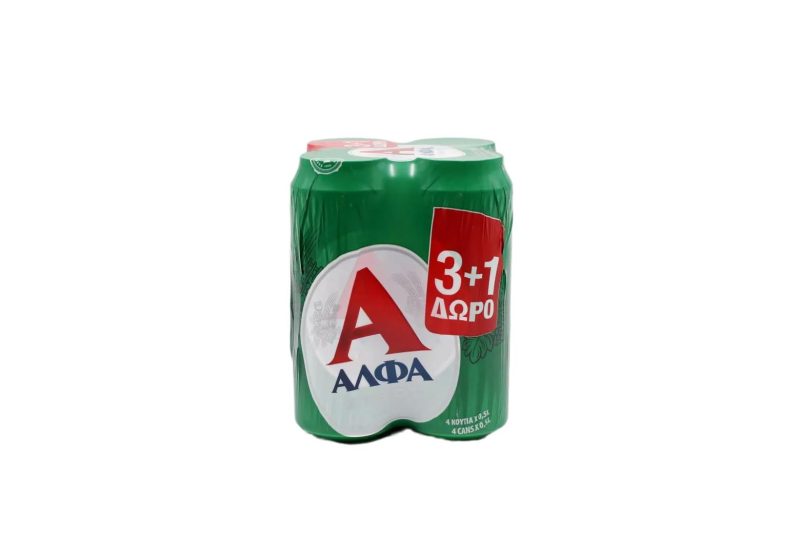 ΑΛΦΑ PROMO ΚΟΥΤΙ 500ml (3+1Δ) // ΚΙΒ.6x4Px500ml Α/Ζ