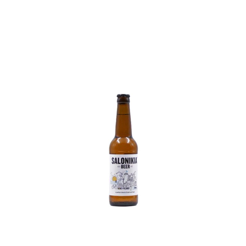 ΜΠΥΡΑ SALONIKIA 330ml Honey Pilsner ΚΙΒ.12x330ml (Vol.5,5%)