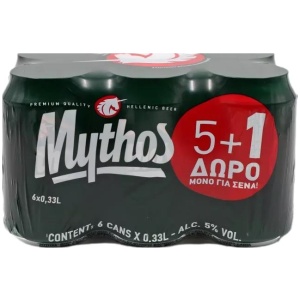 ΜΥΘΟΣ PROMO ΚΟΥΤΙ 330ml // ΚΙΒ.4x6Px330ml (5+1Δ)