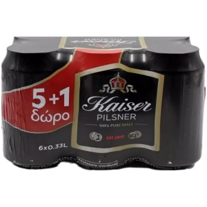 KAISER PROMO ΚΟΥΤΙ 330ml (5+1Δ) // ΚΙΒ.4x6Px330ml (5+1Δ)