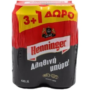 HENNINGER PROMO ΚΟΥΤΙ 500ml (3+1Δ) // ΚΙΒ.6x4Px500ml