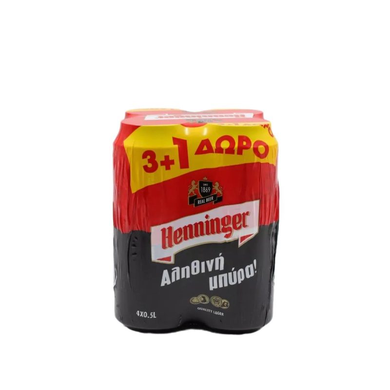 HENNINGER PROMO ΚΟΥΤΙ 500ml (3+1Δ) // ΚΙΒ.6x4Px500ml