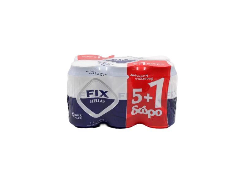 FIX PROMO ΚΟΥΤΙ 330ml // ΚΙΒ.4x6Px330ml (5+1Δ)