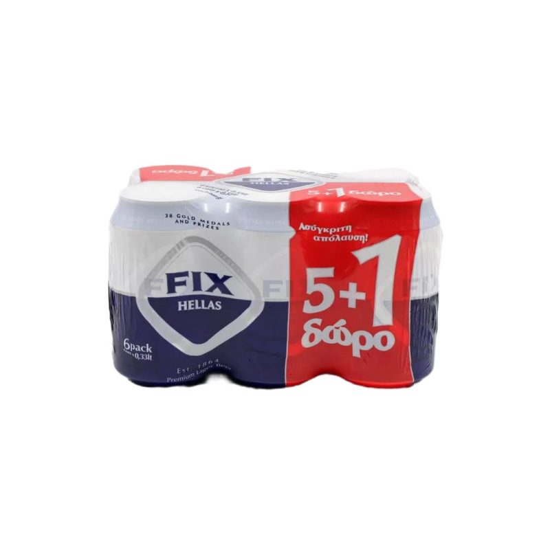 FIX PROMO ΚΟΥΤΙ 330ml // ΚΙΒ.4x6Px330ml (5+1Δ)