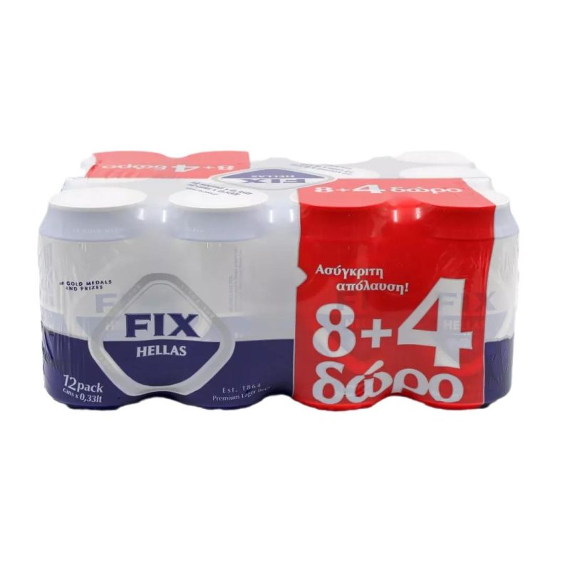 FIX PROMO ΚΟΥΤΙ 330ml // ΚΙΒ.2x12Px330ml (8+4Δ)