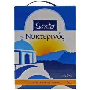 ΑΣΚΟΣ SANTO ΝΥΚΤΕΡΙΝΟΣ 5LT ΛΕΥΚΟ ΞΗΡΟ ΚΙΒ.4x5LT