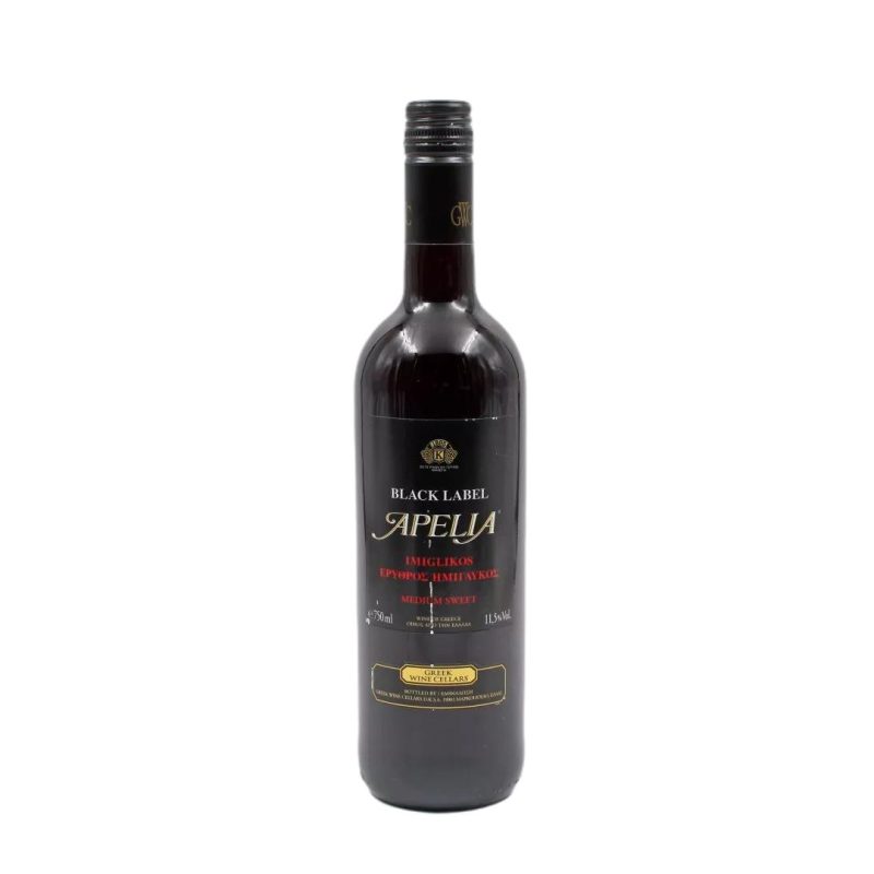 APELIA 750ml ΗΜΙΓΛΥΚΟ ΕΡΥΘΡΟ ΚΙΒ.6x750ml