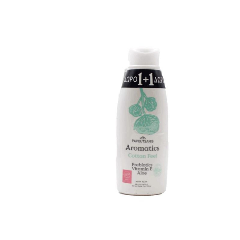 ΑΦΡΟΛΟΥΤΡΟ Papoutsanis COTTON FEEL ΚΙΒ.6x650ml (1+1Δ)