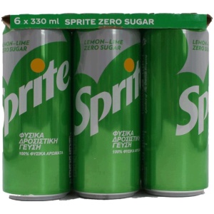 SPRITE ZERO 330ml ΑΠΛΟ ΚΟΥΤΙ // ΚΙΒ.6x4x330ml (4Pack)