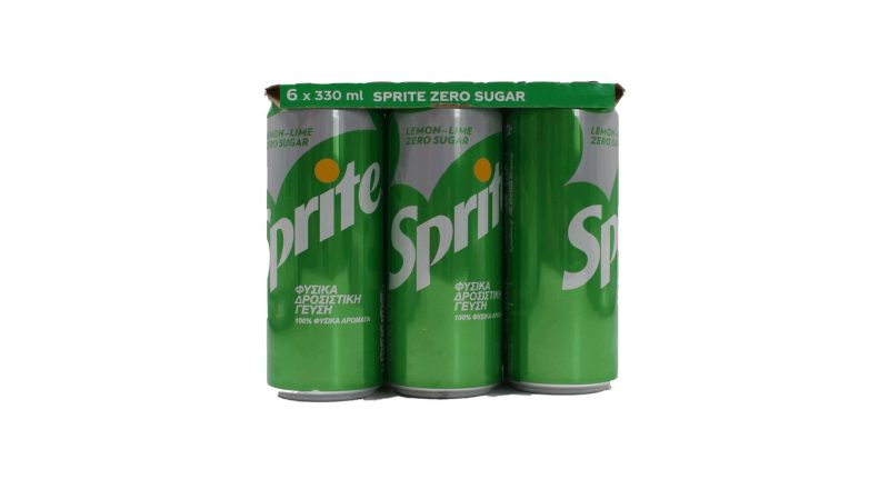 SPRITE ZERO 330ml ΑΠΛΟ ΚΟΥΤΙ // ΚΙΒ.6x4x330ml (4Pack)