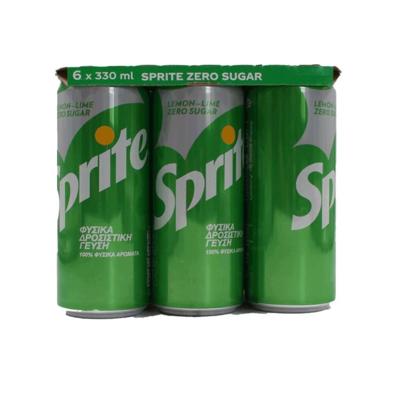 SPRITE ZERO 330ml ΑΠΛΟ ΚΟΥΤΙ // ΚΙΒ.6x4x330ml (4Pack)