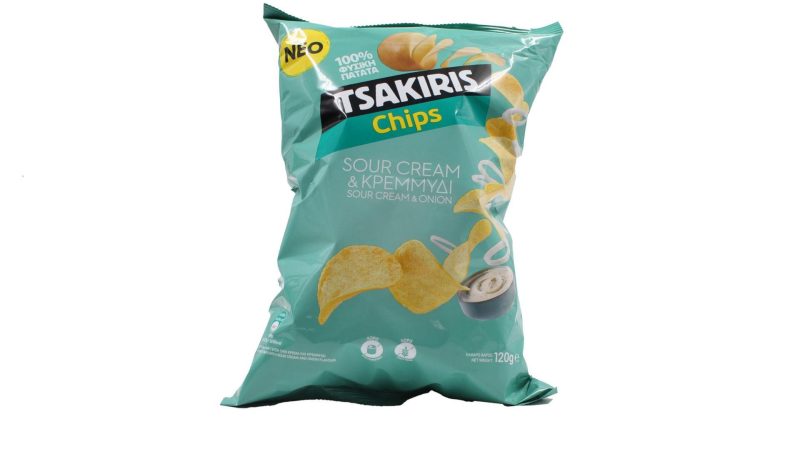 ΤΣΑΚΙΡΗΣ 120gr SOUR CREAM/ΚΡΕΜΜΥΔΙ ΚΙΒ.16ΤΜΧ