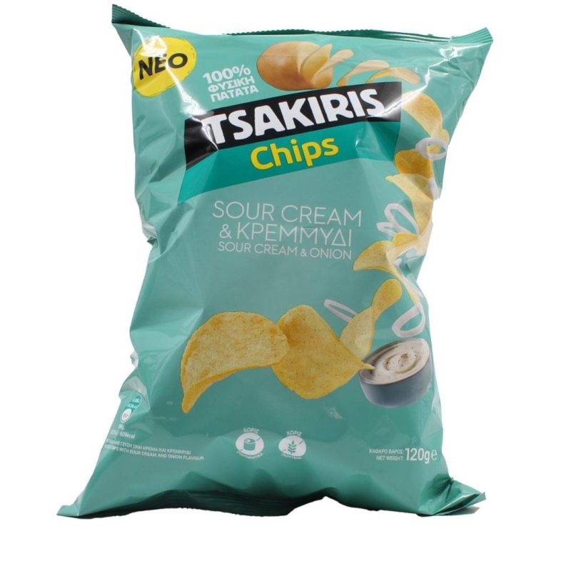 ΤΣΑΚΙΡΗΣ 120gr SOUR CREAM/ΚΡΕΜΜΥΔΙ ΚΙΒ.16ΤΜΧ