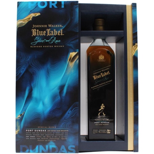 JOHNNIE WALKER BLUE LABEL Ghost & Rare Port Dundas WHISKY ΚΙΒ.3x700ml