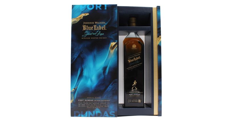 JOHNNIE WALKER BLUE LABEL Ghost & Rare Port Dundas WHISKY ΚΙΒ.3x700ml