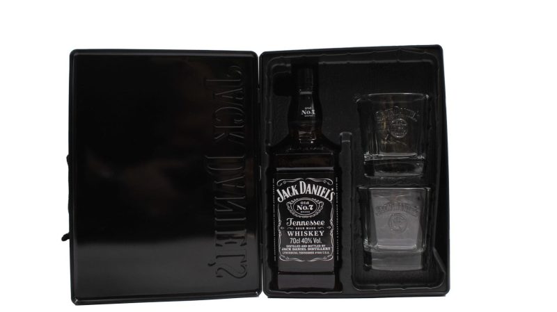 JACK DANIELS BOURBON WHISKY ΚΙΒ.6x700ml (ΔΩΡΟ 2xΠΟΤΗΡΙΑ)