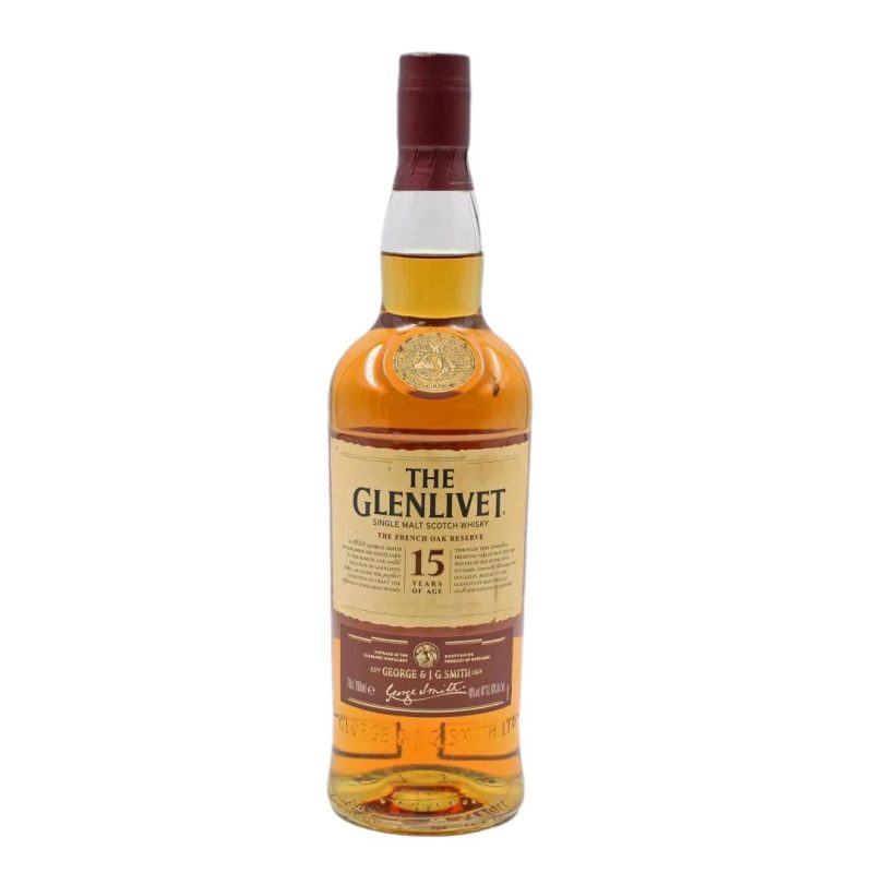 GLENLIVET 15YO Scotch MALT WHISKY FRENCH OAK ΚΙΒ.6x700ml