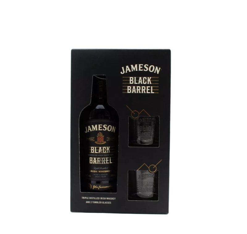 JAMESON WHISKY BLACK BARREL PROMO ΚΙΒ.6x700ml (+2 Ποτήρια)