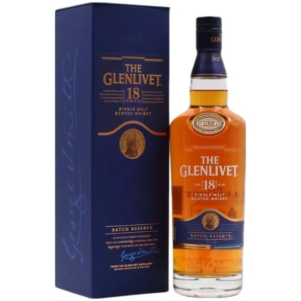 GLENLIVET 18YO Scotch SINGLE MALT WHISKY ΚΙΒ.6x700ml