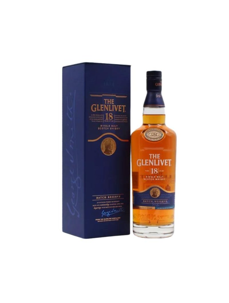 GLENLIVET 18YO Scotch SINGLE MALT WHISKY ΚΙΒ.6x700ml