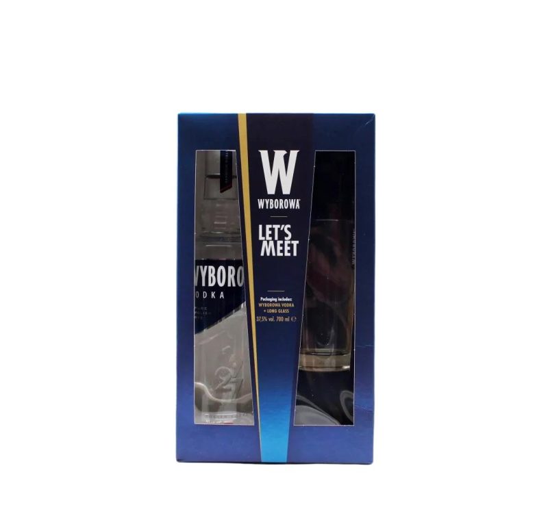 WYBOROWA VODKA PROMO ΚΙΒ.6x700ml (1 ΠΟΤΗΡΙ ΔΩΡΟ)