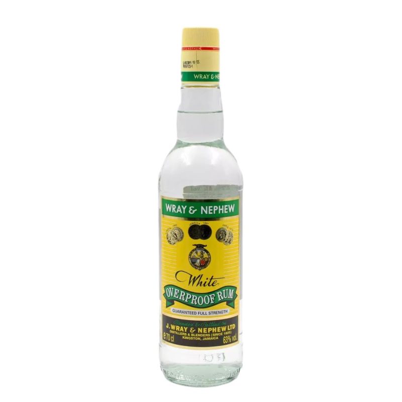 WRAY & NEPHEW OVERPROOF WHITE RUM ΚΙΒ.6x700ml (Vol.63%)