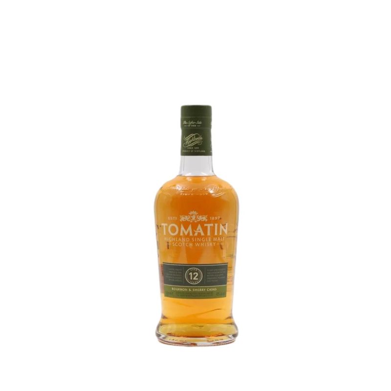 TOMATIN 12 YEARS SINGLE MALT WHISKY ΚΙΒ.6x700ml (Vol.43%)