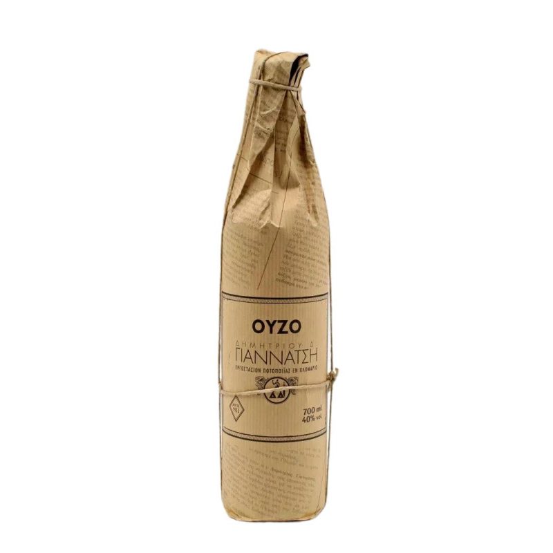 ΟΥΖΟ 700ml ΓΙΑΝΝΑΤΣΗ RETRO 40' ΜΠΛΕ ΚΙΒ.6x700ml (Vol.40%)