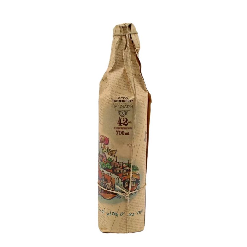 ΟΥΖΟ 700ml ΓΙΑΝΝΑΤΣΗ RETRO 42' ΚΟΚΚΙΝΟ ΚΙΒ.6x700ml (Vol.42%)