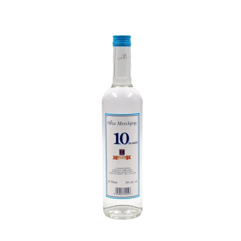 ΟΥΖΟ 500ml ΣΑΜΑΡΑ Το 10 το καλό ΚΙΒ.12x500ml (Vol.38%)