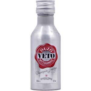 ΟΥΖΟ 200ml VETO ΜΕΤΑΛΛΙΚΟ ΚΙΒ.48x200ml (Vol.42%)