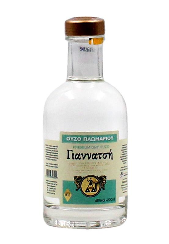 ΟΥΖΟ 200ml ΓΙΑΝΝΑΤΣΗ 45' ΩΡΙΜΑΝΣΗΣ ΚΙΒ.12x200ml (Vol.45%)