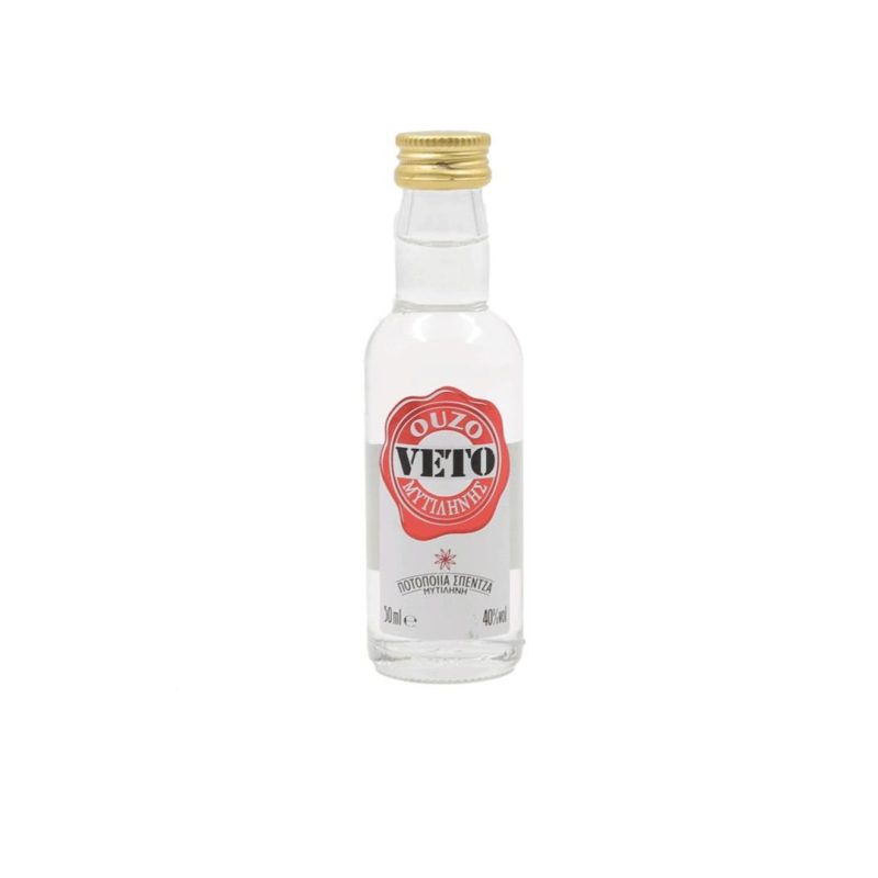 ΟΥΖΟ ΜΙΝΙΑΤΟΥΡΑ VETO ΚΙΒ.96x50ml (Vol.40%)