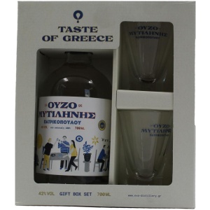 ΟΥΖΟ 700ml ΕΒΑ ΜΥΤΙΛΗΝΗ Πατρικόπουλου ΚΙΒ.6x700ml (Vol.42%)